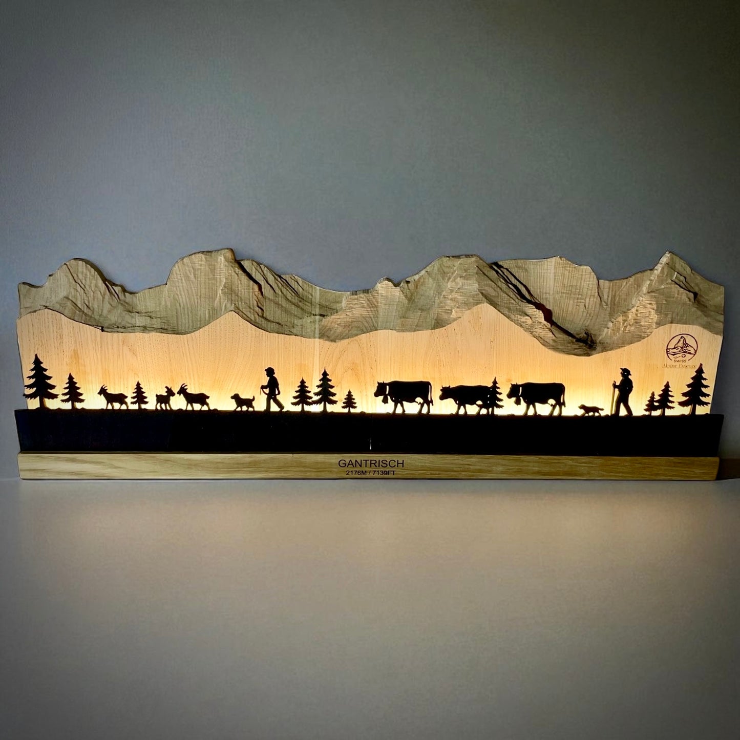 Tableau mural Gantrisch chaîne 60cm