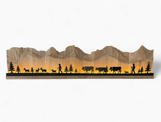 Wandbild Gantrischkette 120cm