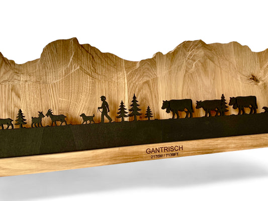 Wandbild Gantrischkette 60cm