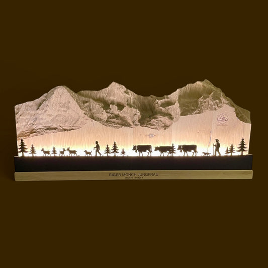 Wandbild Eiger Mönch Jungfrau 60cm