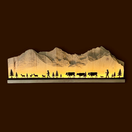 Wandbild Eiger Mönch Jungfrau 120cm