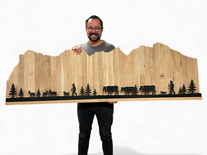 Wandbild Dents du Midi 180cm