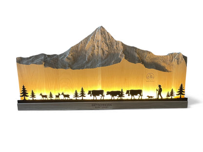 Wandbild Bietschhorn 60cm