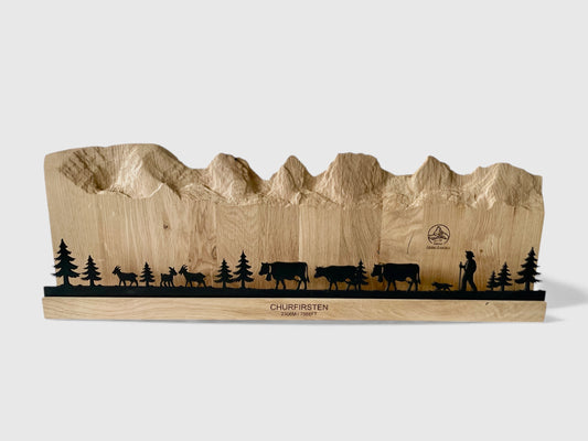 Wandbild Churfirsten Toggenburg 60cm