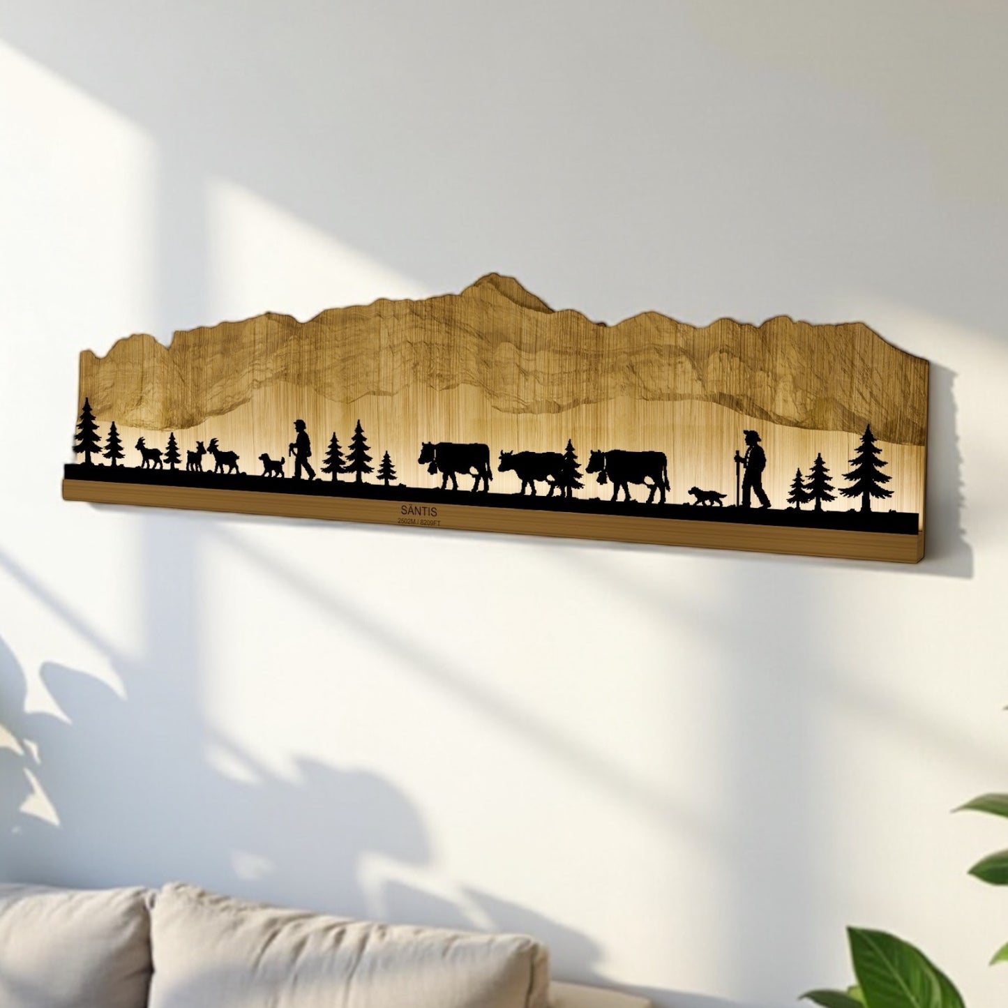 Peinture murale Säntis 120 cm