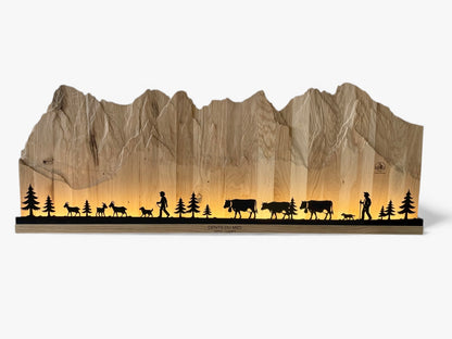 Wandbild Dents du Midi 120cm