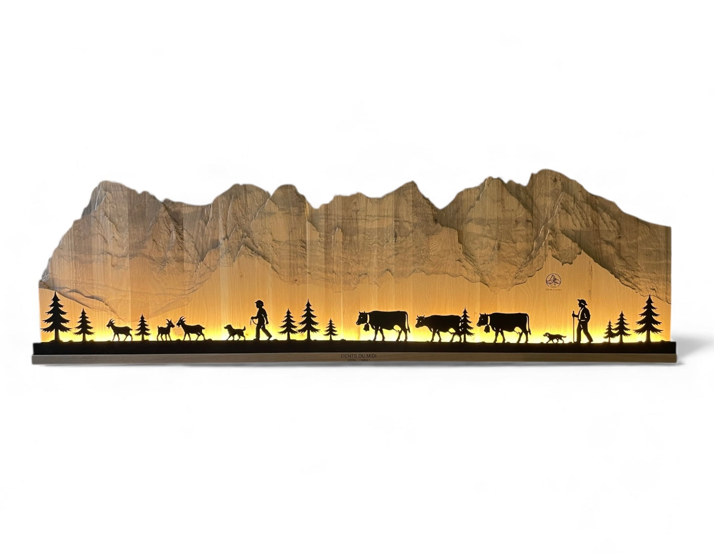 Wandbild Dents du Midi 180cm