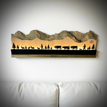 Wall picture Gantrisch chain 60cm